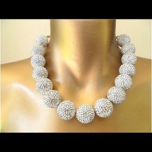 Kate Spade 2cm Crystal Encrusted Balls Necklace
